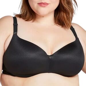 Cacique Plus Size Invisible Backsmoother Lightly Lined Balconette Bra size 44DD